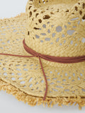 John Lewis natural straw cowboy hat, imported from the UK