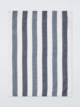 John Lewis John Lewis Bold Stripe Cotton Tea Towel, Navy- Buy online at McGrocer