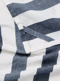John Lewis navy striped cotton tea towel 50x70cm (British brand)