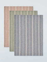 John Lewis John Lewis Striped Cotton Tea Towels Set of 3 Multi- Buy online at McGrocer