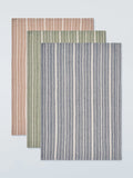 John Lewis pure cotton striped tea towels set of 3 - British product