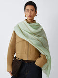 John Lewis stripe linen blend scarf 180x90cm (British brand)