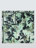 John Lewis silk scarf floral aqua 90x90cm, UK version