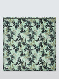 John Lewis silk scarf floral aqua 90x90cm, UK version