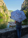 Fulton dog umbrella Blue/Multi manual - British product