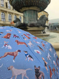 Fulton dog umbrella Blue/Multi manual - British product