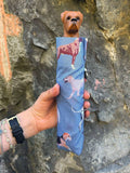 Fulton dog umbrella Blue/Multi manual - British product