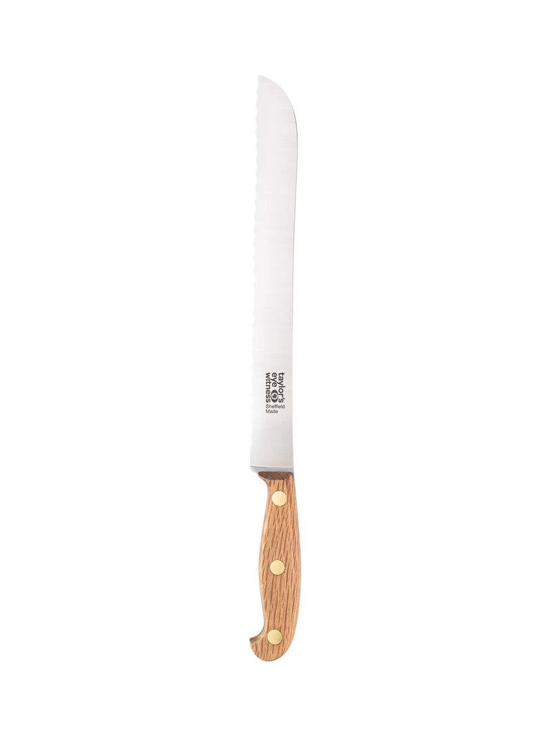 Taylor's Eye Witness Heritage Oak bread knife 23cm, UK version