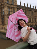 Fulton Tiny 2 Gingham compact umbrella (British brand)