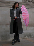 Fulton Tiny 2 Gingham compact umbrella (British brand)
