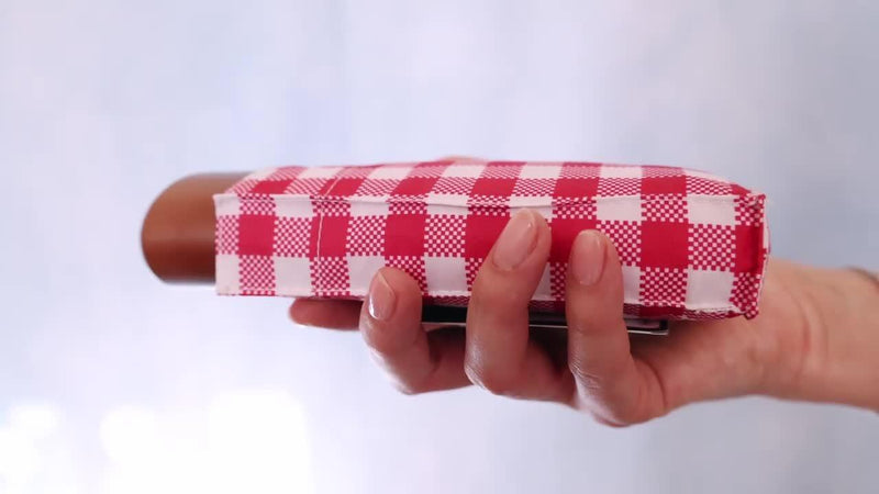 Fulton Tiny 2 Gingham compact umbrella (British brand)