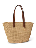 Lauren Ralph Lauren crochet straw large tote bag, UK version