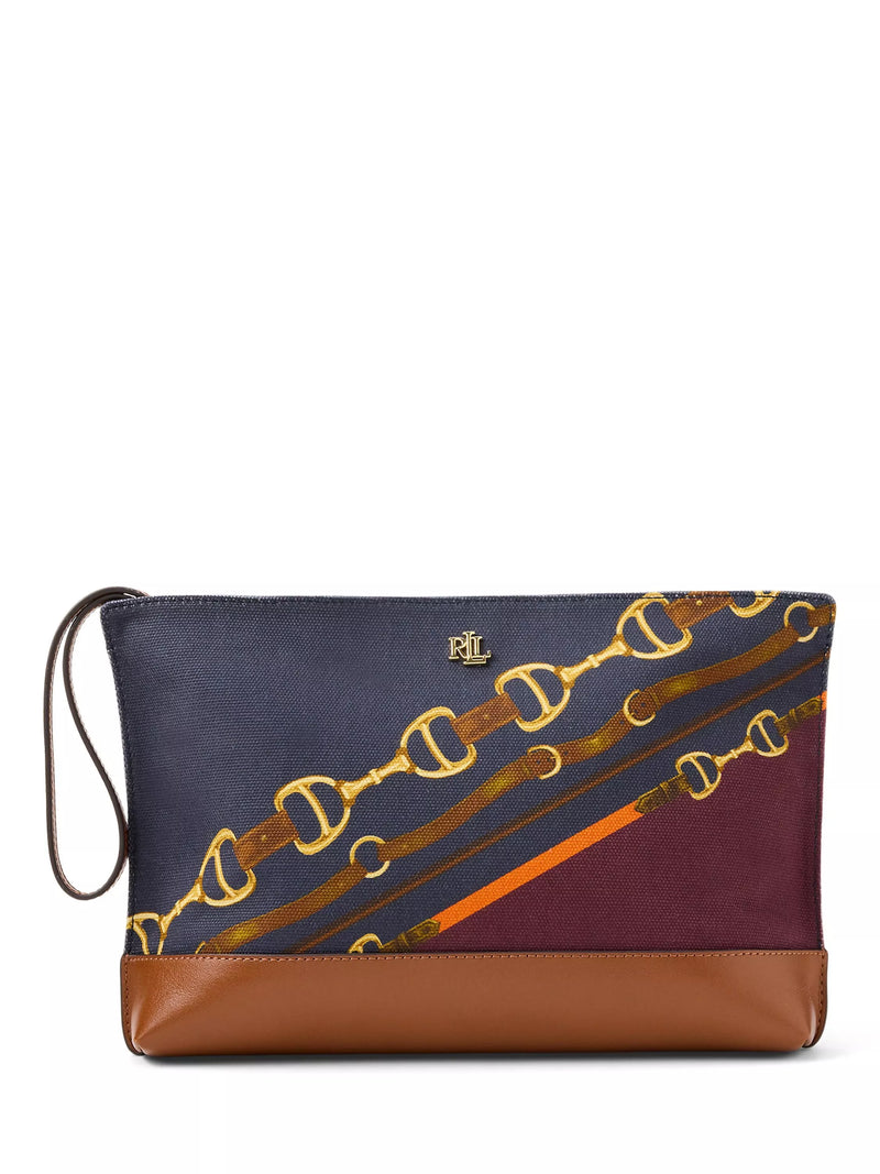 Ralph Lauren large belting print pouch, imported from the UK