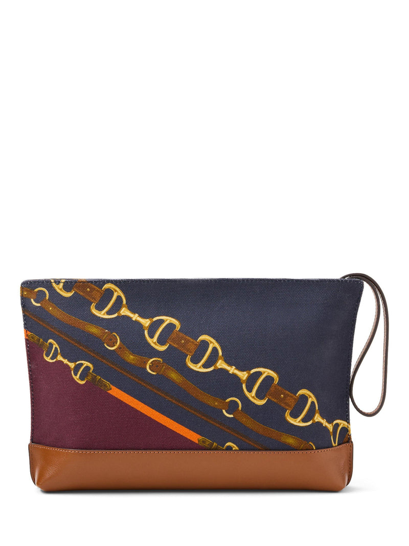 Ralph Lauren large belting print pouch, imported from the UK