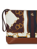 Ralph Lauren large equestrian print pouch, imported from the UK