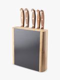 Taylor's Eye Witness Heritage Oak 5-piece bamboo knife block, UK version