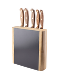 Taylor's Eye Witness Heritage Oak 5-piece bamboo knife block, UK version