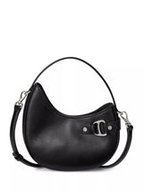 John Lewis Ralph Lauren Tasha Leather Crossbody Bag, Black- Buy online at McGrocer