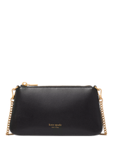 John Lewis kate spade new york Grace Leather Pochette Black- Buy online at McGrocer