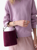 kate spade new york Halo Suede Bucket Bag Purple Agate - British product