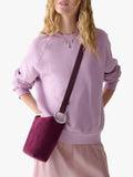 kate spade new york Halo Suede Bucket Bag Purple Agate - British product