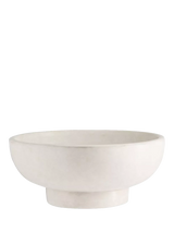 John Lewis Pottery Barn Orion Terracotta Bowl White- Buy online at McGrocer