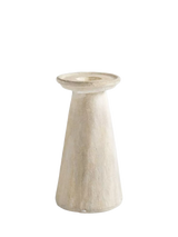 John Lewis Pottery Barn Artisan Clay Candleholder Natural Large- Buy online at McGrocer