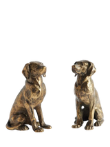 John Lewis Pottery Barn Labrador Bookends Set of 2 Brass- Buy online at McGrocer