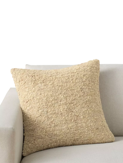 John Lewis Pottery Barn Carson Woven Cushion Cover Dark Flax 51cm- Buy online at McGrocer