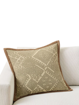 John Lewis Pottery Barn Fez Embroidered Cushion Cover, Green- Buy online at McGrocer