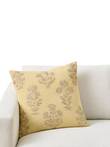 John Lewis Pottery Barn Gillian Embroidered Cushion Cover Straw- Buy online at McGrocer