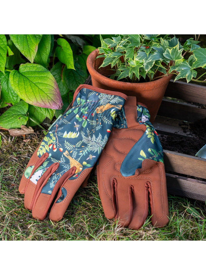 Burgon & Ball RHS Woodland Wonders gardening gloves, UK version