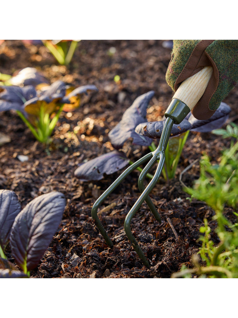 Burgon & Ball claw cultivator green (British brand)