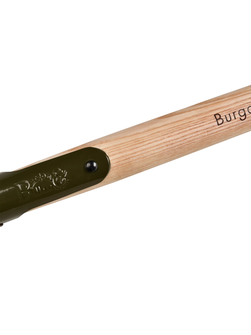 Burgon & Ball BoronGreen digging spade green, imported from the UK