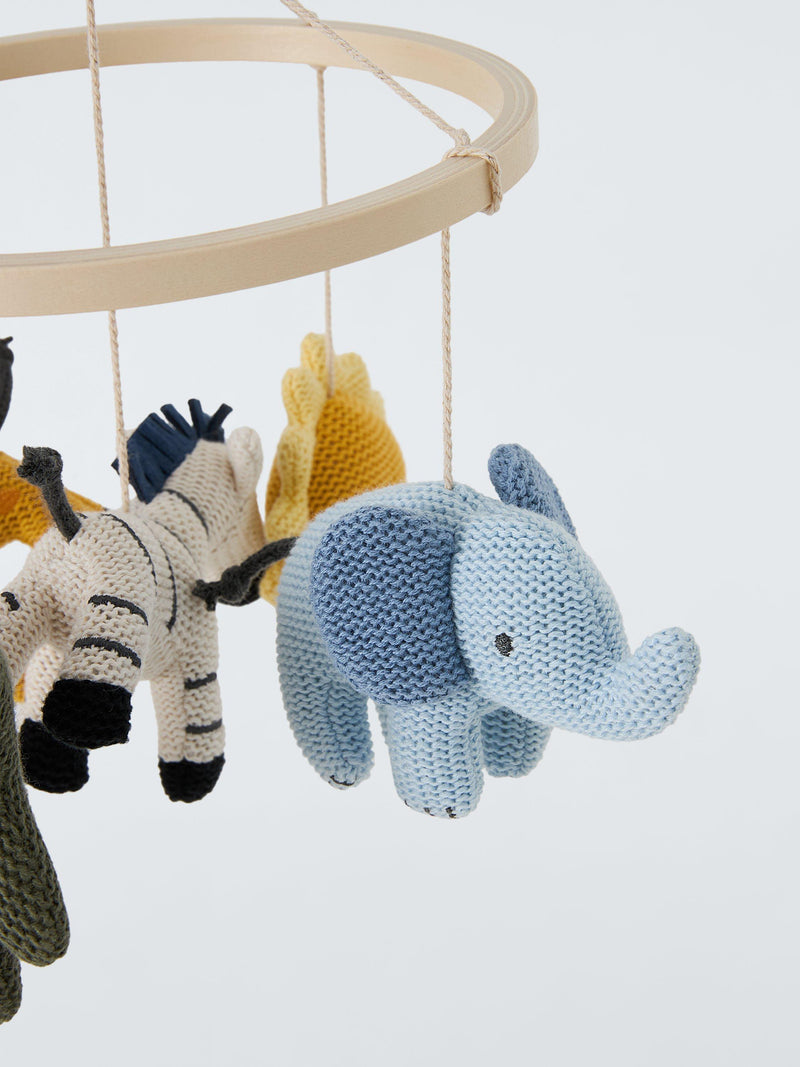 John Lewis baby mobile safari animals, imported from the UK