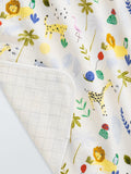 John Lewis muslin blanket Eden Safari Multi 120x120cm, imported from the UK