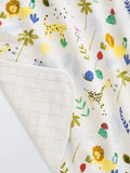 John Lewis muslin blanket Eden Safari Multi 120x120cm, imported from the UK