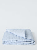 John Lewis quilted elephant blanket blue 100x120cm, imported from the UK