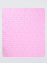 John Lewis John Lewis Eden Safari Quilted Blanket Pink Cot Blanket 100x120cm- Buy online at McGrocer