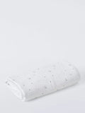John Lewis cotton muslin blanket with star print 80x100cm, imported from the UK