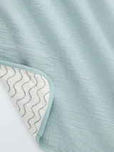 John Lewis John Lewis Waves Muslin Blanket, Cot/Cotbed, 80x100cm- Buy online at McGrocer