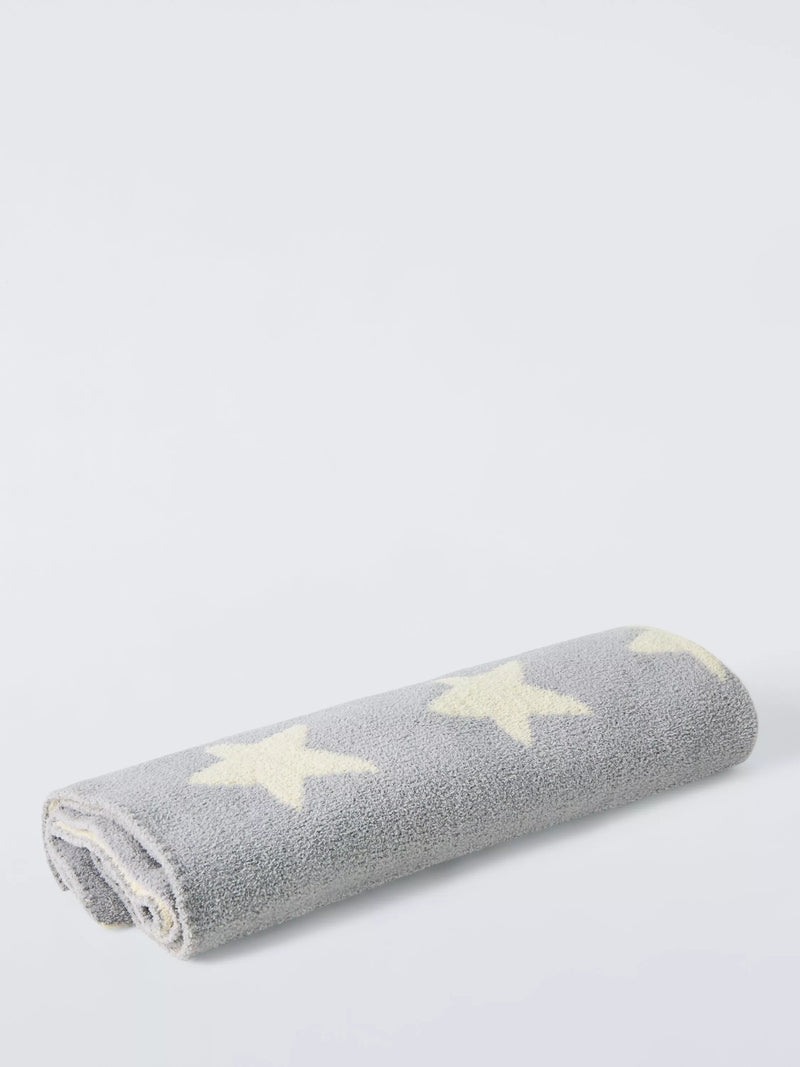 John Lewis star knitted blanket 75x100cm, UK version