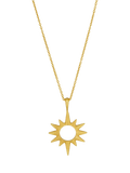 Ottoman Hands gold star pendant necklace 18 inch chain - British product