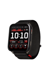 John Lewis Garmin Venu X1 GPS Smartwatch, Black with Slate Titanium Caseback and Black ComfortFit Nylon Band- Buy online at McGrocer