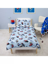 John Lewis LEGO City Reversible Duvet Cover & Pillowcase Set, Single- Buy online at McGrocer