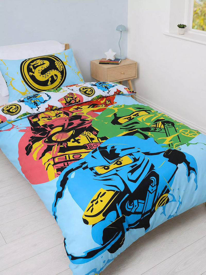 LEGO Ninjago reversible duvet set single (British brand)