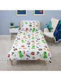 Minecraft reversible duvet cover set single, UK version