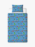 Minecraft reversible duvet cover set single, UK version
