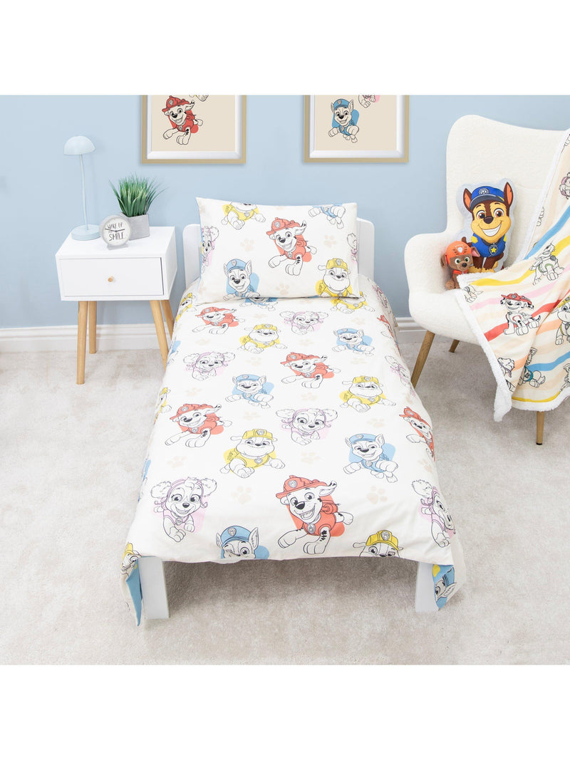 Paw Patrol reversible duvet cover set for cot bed - British product