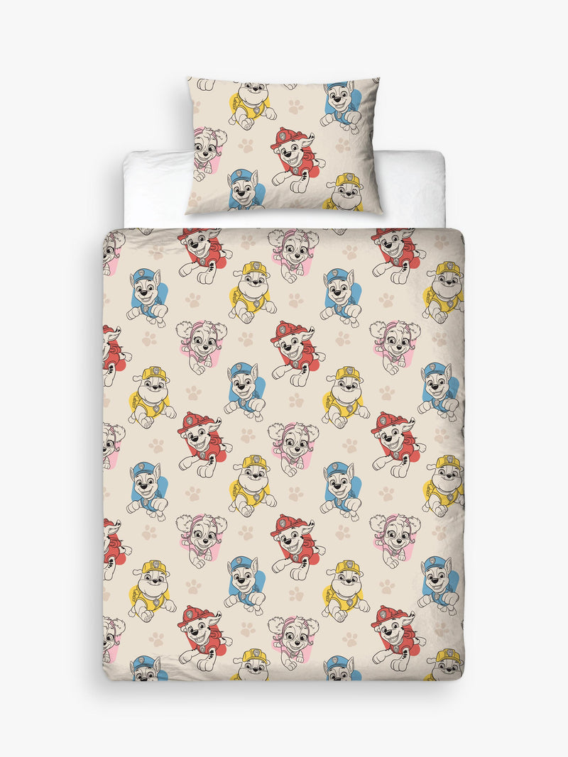 Paw Patrol reversible duvet cover set for cot bed - British product